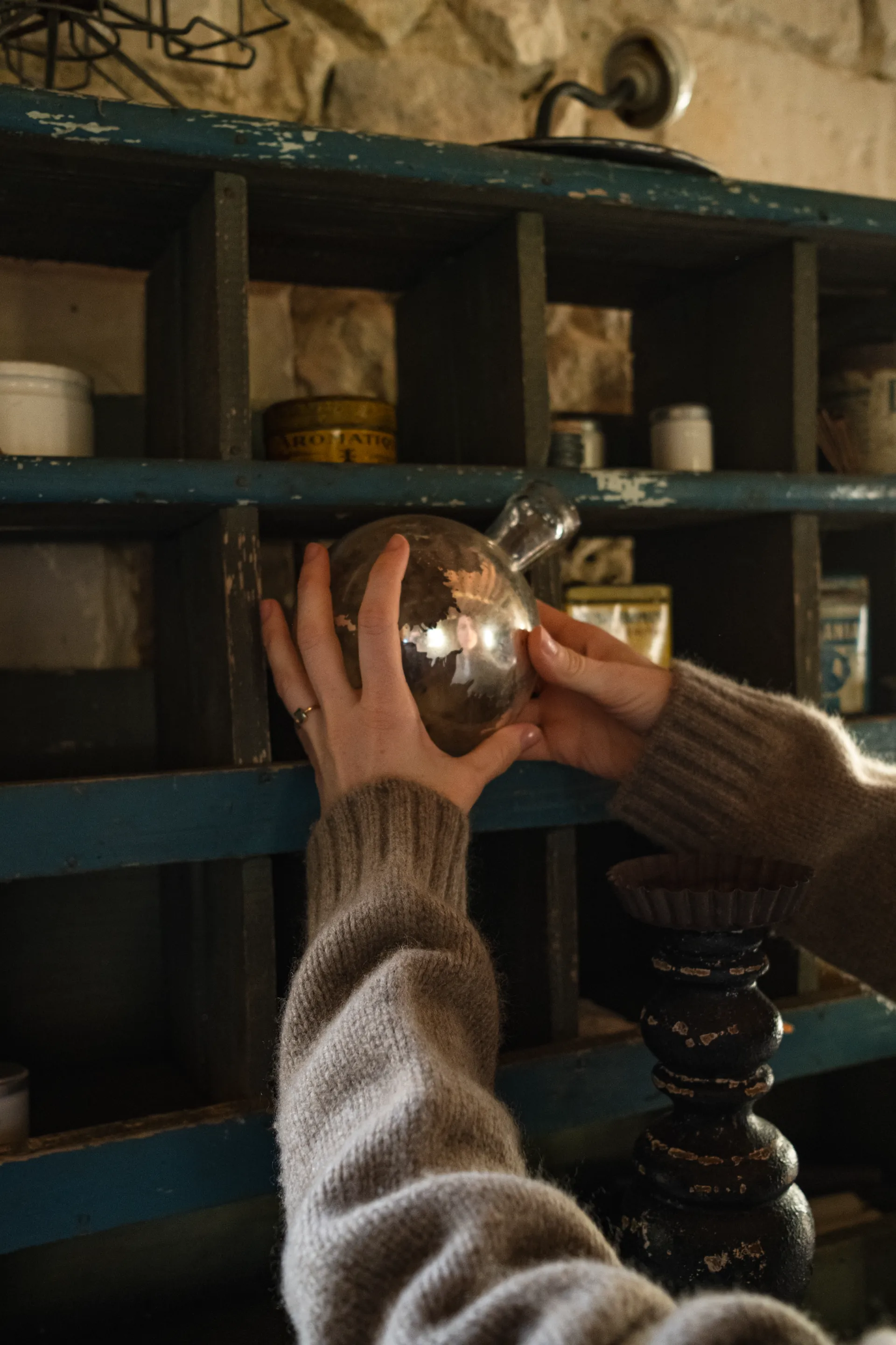 Service grès brut